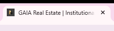 Logo GAIA Real Estate Holdings LLC