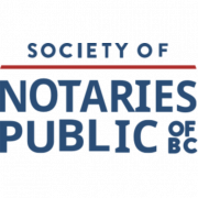 Logo The Society of Notaries Public of British Columbia